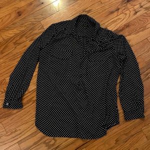 Ann Taylor Factory XL collared v neck top. Used. Barley worn. Smoke free home.